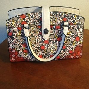 Coach Floral Mercer Satchel bag